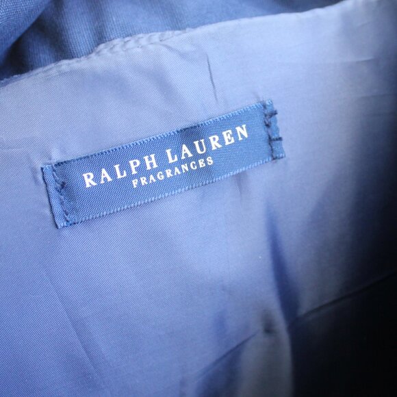 Ralph Lauren Fragrances POLO Canvas Gym Weekender Travel Bag Navy Blue Backpack - Picture 5 of 6